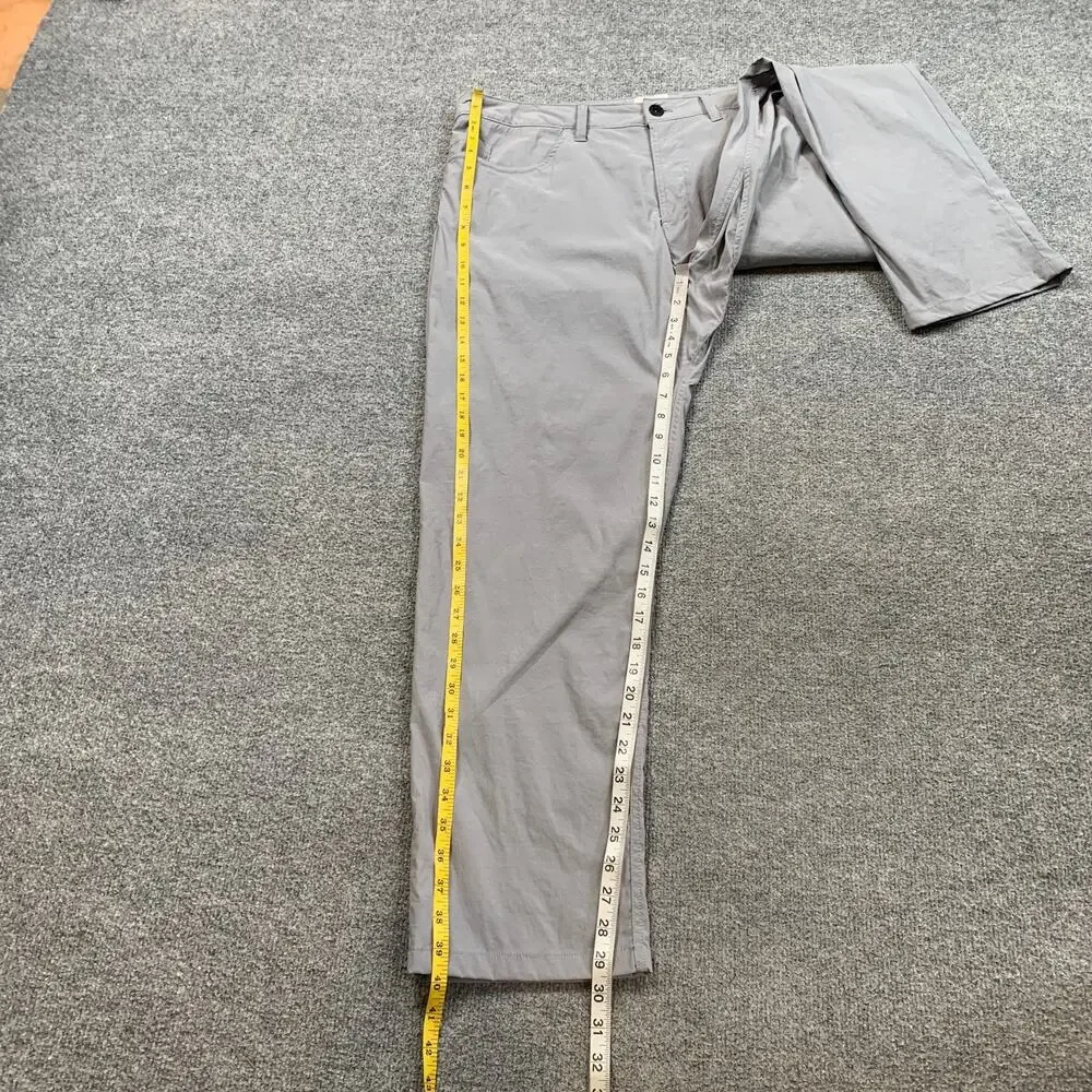 The North Face Pants Mens 36 Gray Sprag 5 Pocket Nylon Stretch Hiking Travel